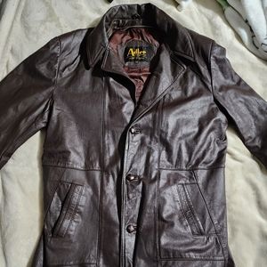 Adler genuine leather jacket